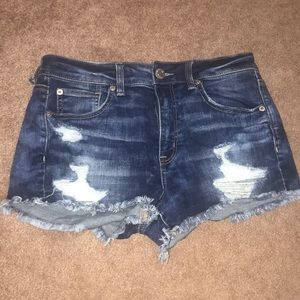 Acid Wash American Eagle Shorts